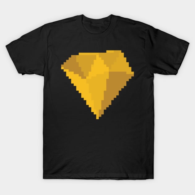 Topaz Gem Pixel Art T-Shirt by christinegames